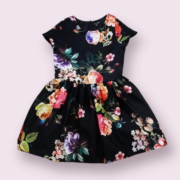 Ava & Yelly dress. Color black.size 12 - Picture 2 of 5